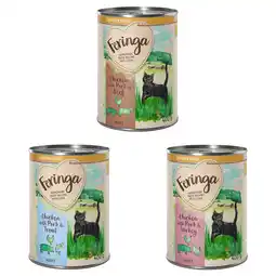 Zooplus Feringa Country Style Menu 6 x 400 g - Mixpakket 1: Kalkoen, Rund, Forel aanbieding