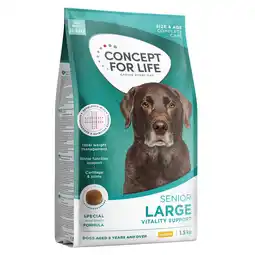 Zooplus Concept for Life Large Senior - Nieuw Receptuur: 1,5 kg aanbieding