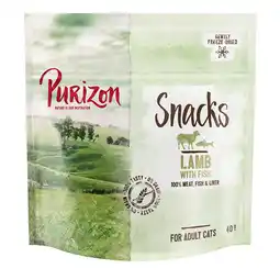 Zooplus 40g Purizon Lam & Vis Kattensnacks aanbieding