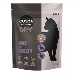 Zooplus 400g Cosma Katten Droogvoer Eend & Kip aanbieding