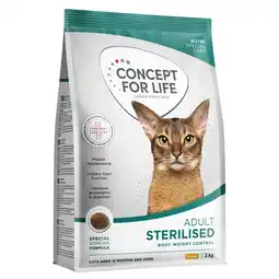 Zooplus Concept for Life Sterilised Cats Kip Kattenvoer - Nieuw: 3 kg aanbieding