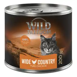 Zooplus 1,2kg Wild Freedom Adult Wide Country Gevogelte Pure Kip Natvoer aanbieding