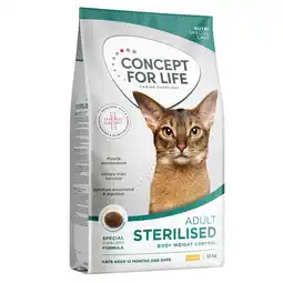 Zooplus Concept for Life Sterilised Cats Kip Kattenvoer - Nieuw Receptuur: 10 kg aanbieding