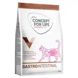 Zooplus Concept for Life Veterinary Diet Gastrointestinal droogvoer voor katten - Nieuw Receptuur: 3 kg aanbieding