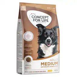 Zooplus Concept for Life Medium Adult - Nieuw Receptuur: 1,5 kg aanbieding