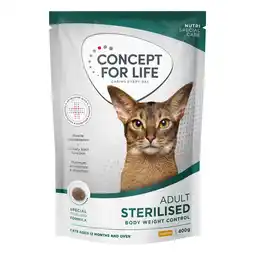 Zooplus Concept for Life Sterilised Cats Kip Kattenvoer - Nieuw Receptuur: 400 g aanbieding