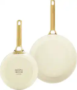 Coolblue GreenPan Padova Reserve 20 + 26 cm koekenpannenset Cream White aanbieding