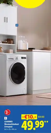 Lidl Livarno wasmachinekast liverpool aanbieding