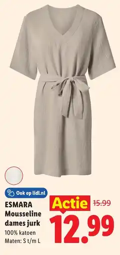 Lidl Esmara mousseline dames jurk aanbieding