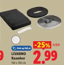 Lidl Livarno Raamhor aanbieding