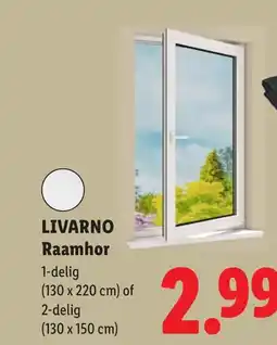 Lidl Livarno Raamhor aanbieding