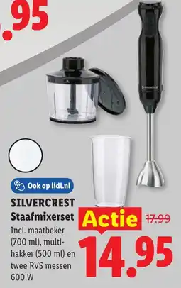 Lidl Silvercrest Staafmixerset aanbieding