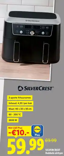 Lidl Silvercrest Dubbele airfryer aanbieding