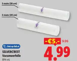 Lidl Silvercrest Vacumeerfolie aanbieding