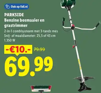 Parkside Benzine bosmaaier en grastrimmer
