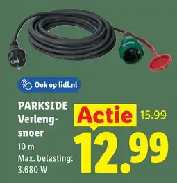 Lidl Parkside Verleng- snoer aanbieding