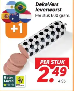 Dekamarkt DekaVers leverworst aanbieding