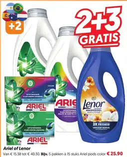 Dekamarkt Ariel of Lenor aanbieding