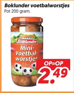 Dekamarkt Boklunder voetbalworstjes aanbieding