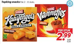 Dekamarkt Topking snacks aanbieding