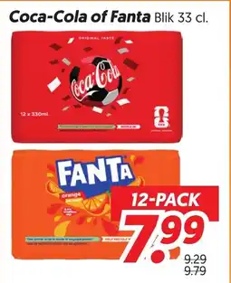 Dekamarkt Coca-Cola of Fanta aanbieding