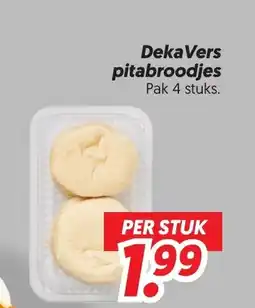 Dekamarkt Deka Vers pitabroodjes aanbieding