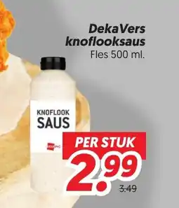 Dekamarkt Deka Vers knoflooksaus aanbieding