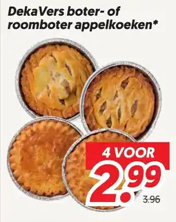 Dekamarkt Deka vers boter-of roomboter appelkoeken aanbieding