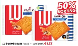 Dekamarkt Lu boterbiscuits aanbieding