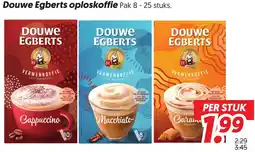 Dekamarkt Douwe Egberts oploskoffie aanbieding