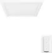 Bol.com Philips Hue Aurelle paneellamp – warm- tot koelwit licht – wit – vierkant small aanbieding