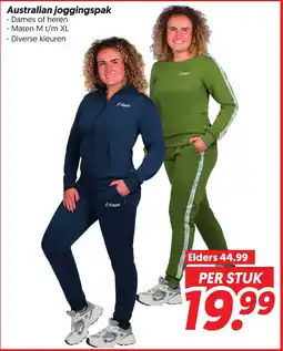 Dekamarkt Australian joggingspak aanbieding