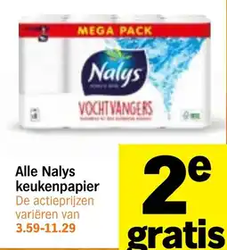 Albert Heijn Alle Nalys keukenpapier aanbieding