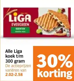 Albert Heijn Alle Liga koek aanbieding