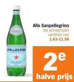 Albert Heijn Alle Sanpellegrino aanbieding