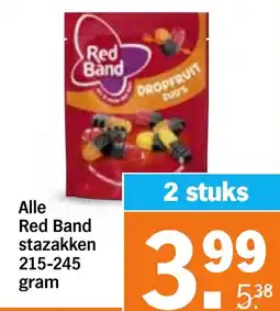 Albert Heijn Alle Red Band stazakken aanbieding