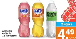 Albert Heijn Alle Fanta en Sprite aanbieding
