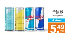 Albert Heijn Alle Red Bull aanbieding