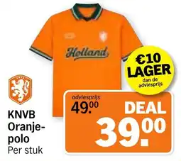 Albert Heijn KNVB Oranje polo aanbieding