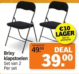 Albert Heijn Brixy Klapstoelen aanbieding