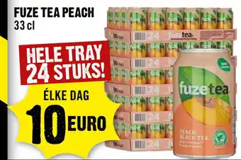 Dirck 3 Fuze Tea Peach 33cl aanbieding