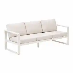 Van Cranenbroek Bank 3-zit Lucito creme met kussens aanbieding