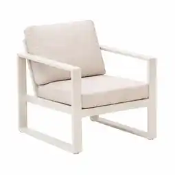 Van Cranenbroek Stoel Lucito creme met kussens aanbieding