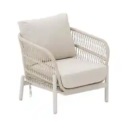 Van Cranenbroek Stoel Frido creme met kussens aanbieding