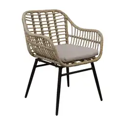Van Cranenbroek Stoel Marsella natural met kussen aanbieding