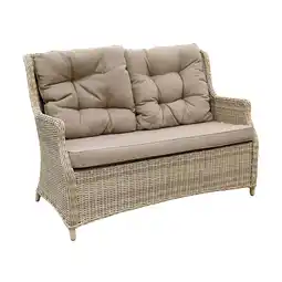 Van Cranenbroek Bank 2-zit Aprano white orchid met kussens aanbieding