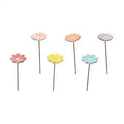 Van Cranenbroek Bloem porselein steker 27cm 4assorti aanbieding