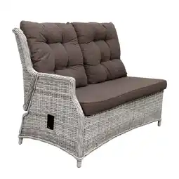 Van Cranenbroek Bank 2-zit rechts verstelbaar Aprano white grey aanbieding