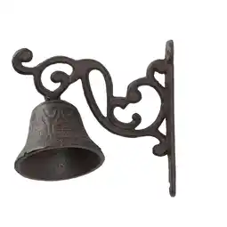 Van Cranenbroek Bel gietijzer bruin 7 x 14 x 15 cm aanbieding