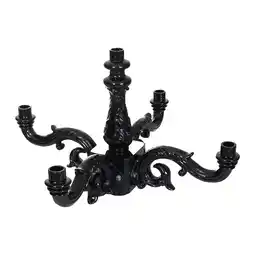 Van Cranenbroek Lamp kroon Katwijk 5 lamps zwart Diamant aanbieding